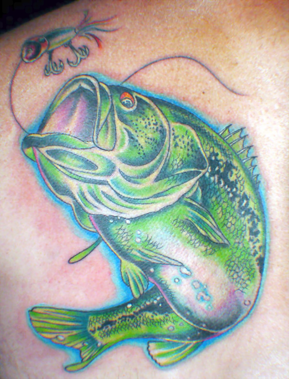 Norfolk Fishing Network 2004 - 2024 - Large Mouth Bass Tattoos - Tattoo 29