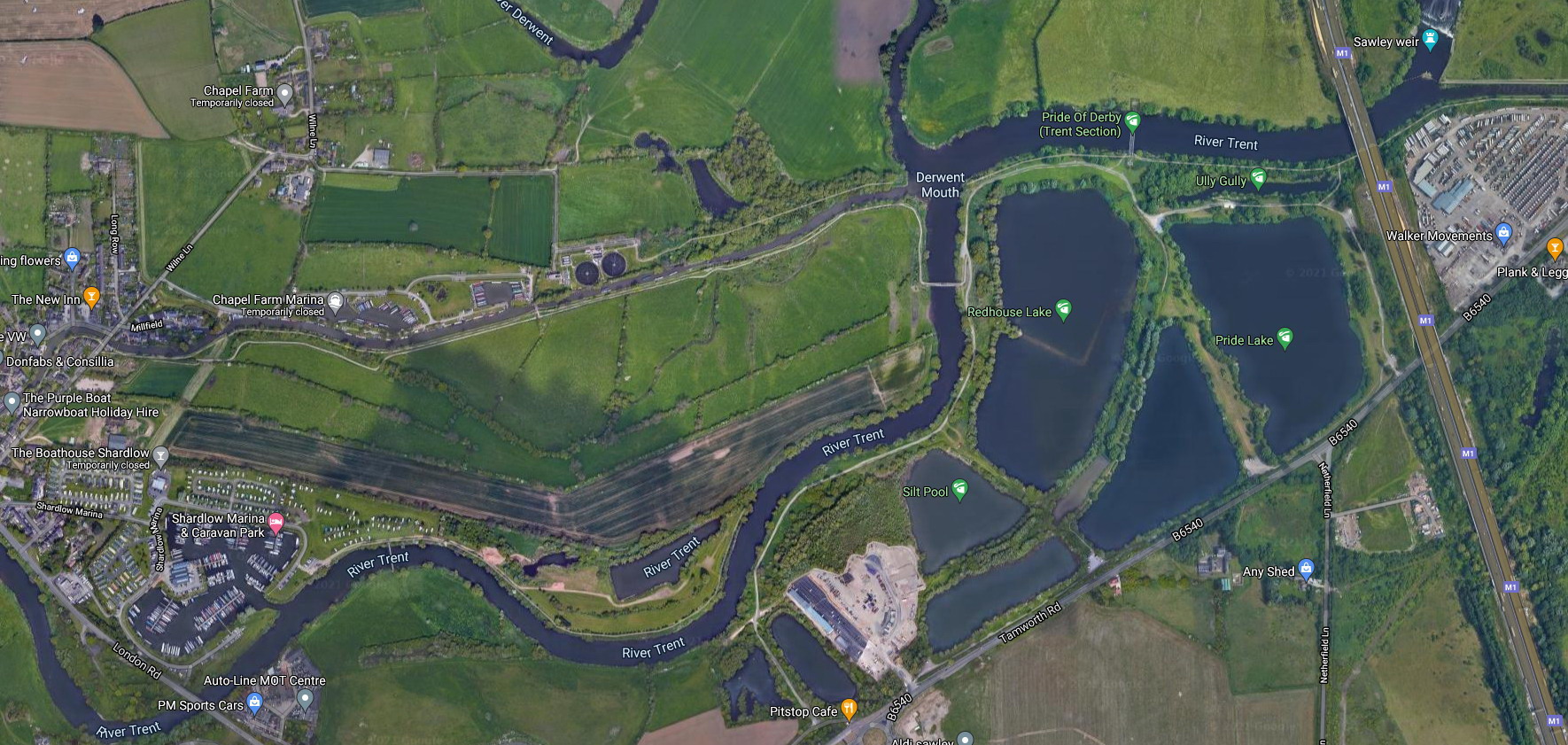 derbyshire Fishing Venues